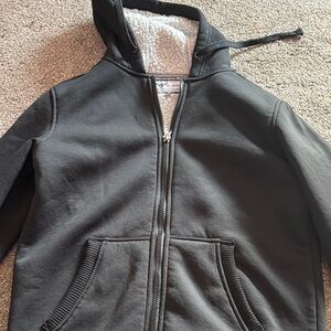 Active USA Black and White Sherpa Jacket